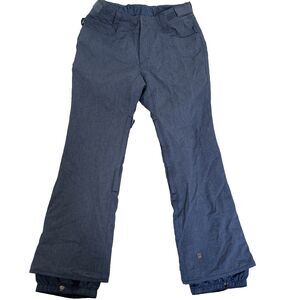 Quiksilver Mens Utility Blue Quiktech 8.000mm Slim Fit Snow Pants Sz M